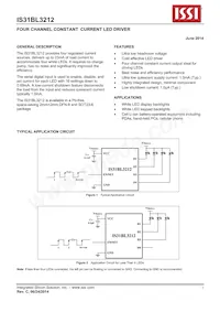 IS31BL3212-DLS2-TR Datasheet Cover