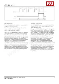 IS31BL3212-DLS2-TR Datasheet Page 7