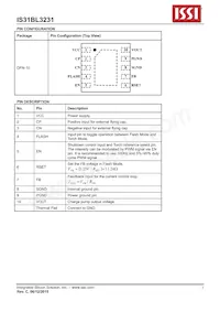 IS31BL3231-DLS2-TR Datasheet Page 3