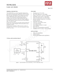 IS31BL3232-DLS2-TR Datasheet Cover