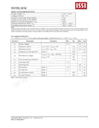 IS31BL3232-DLS2-TR 데이터 시트 페이지 5