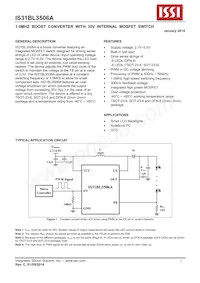 IS31BL3506A-DLS2-TR Datasheet Cover