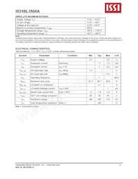 IS31BL3508A-TTLS2-TR Datenblatt Seite 6