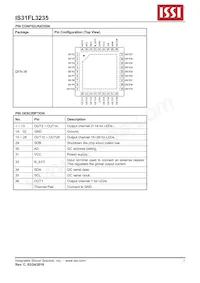IS31FL3235-QFLS2-TR Datasheet Pagina 2