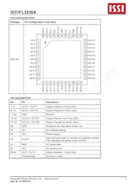 IS31FL3236A-QFLS2-TR Datasheet Page 2