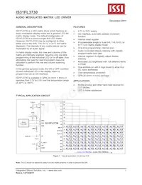 IS31FL3730-QFLS2-TR Datasheet Cover