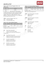 IS31FL3737-QFLS4-TR Datasheet Page 12