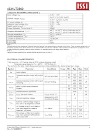 IS31LT3360-SDLS4-TR Datasheet Page 4