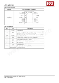 IS31LT3505-SLS2-TR Datasheet Page 2