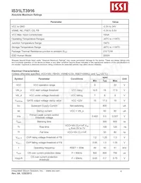 IS31LT3916-SLS2-TR Datasheet Page 4