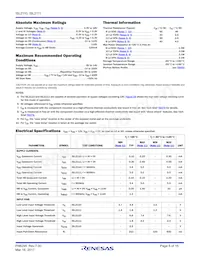 ISL2110AR4Z Datasheet Page 5