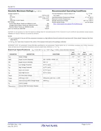 ISL58113CRZ-T13 Datasheet Page 3