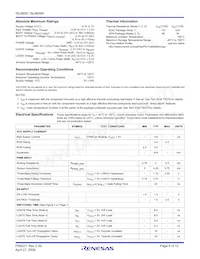 ISL6609IBZ-T Datasheet Page 5