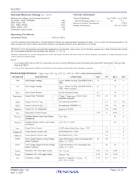 ISL97801ARZ-T Datasheet Page 2