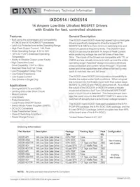 IXDE514SIAT/R Datasheet Cover
