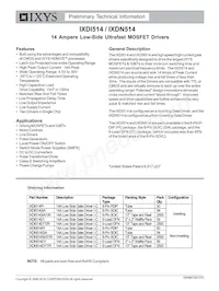 IXDN514SIAT/R Datasheet Cover