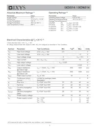 IXDN514SIAT/R Datasheet Page 3