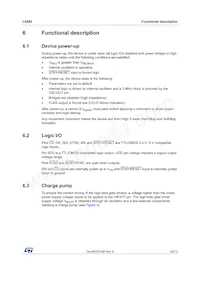 L6482HTR Datasheet Page 19