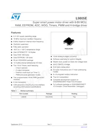 L9805E Datasheet Copertura