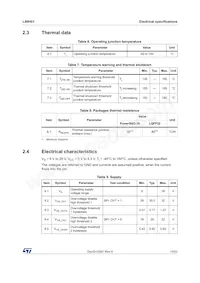 L99H01XPTR Datasheet Page 13