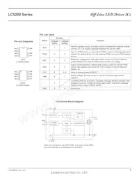 LC5205S Datasheet Pagina 5