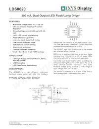 LDS8620-002-T2 Datasheet Cover