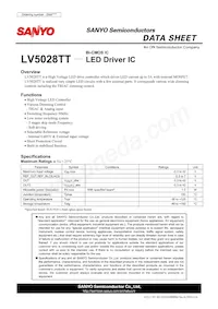 LV5028TT-TLM-H Datenblatt Cover