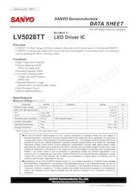 LV5028TT-TLM-H Datasheet Copertura