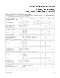 MAX15070BEUT+T Datasheet Page 3