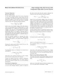 MAX16833BAUE/V+TCL Datasheet Pagina 16