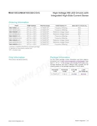 MAX16833BAUE/V+TCL Datasheet Page 23