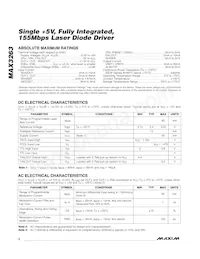 MAX3263CAG+T Datasheet Pagina 2