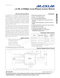 MAX3273ETG+T Datasheet Cover