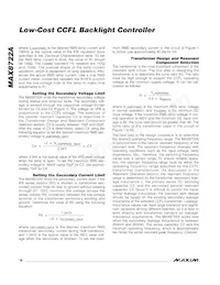 MAX8722AEEG+T Datasheet Page 18