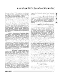 MAX8722EEG+T Datasheet Page 17