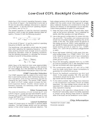 MAX8722EEG+T Datasheet Page 19