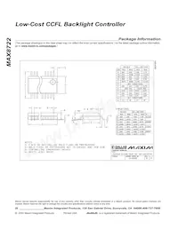 MAX8722EEG+T Datasheet Page 20