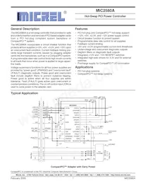 MIC2580A-1.6BTS-TR Datasheet Cover