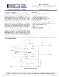 MIC2597-2BTS TR Datenblatt Cover