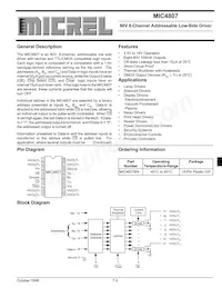 MIC4807BN Datasheet Cover
