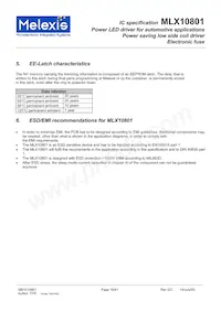 MLX10801RLD Datasheet Pagina 16