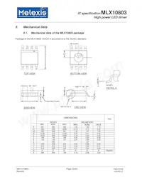 MLX10803KDC-AAA-000-SP 데이터 시트 페이지 22