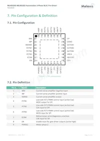 MLX83203KLW-DBA-000-RE Datasheet Page 5