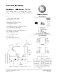 NCP5008DMR2G Datasheet Cover