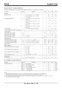 NJM3770AD3 Datasheet Page 6