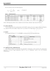 NJU6051V-TE1 Datasheet Pagina 10