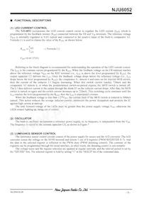 NJU6052V-TE1數據表 頁面 5