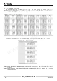 NJU6052V-TE1數據表 頁面 6