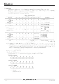NJU6060V-TE1 Datasheet Pagina 4