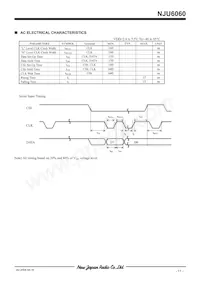 NJU6060V-TE1 Datasheet Page 11